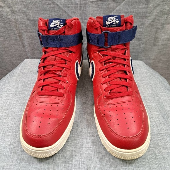 %NIKE AIR FORCE 1 HIGH 07 LV8 Chenille Swoosh 806403-603 Mens 10 / A 33 main image 7